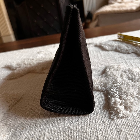 DIOR BLACK CANVAS COSMETICS BAG ~ NEW - Picture 3 of 8